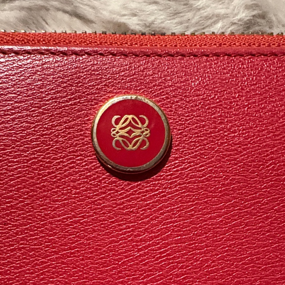 Loewe Vibrant Red Leather Accessory